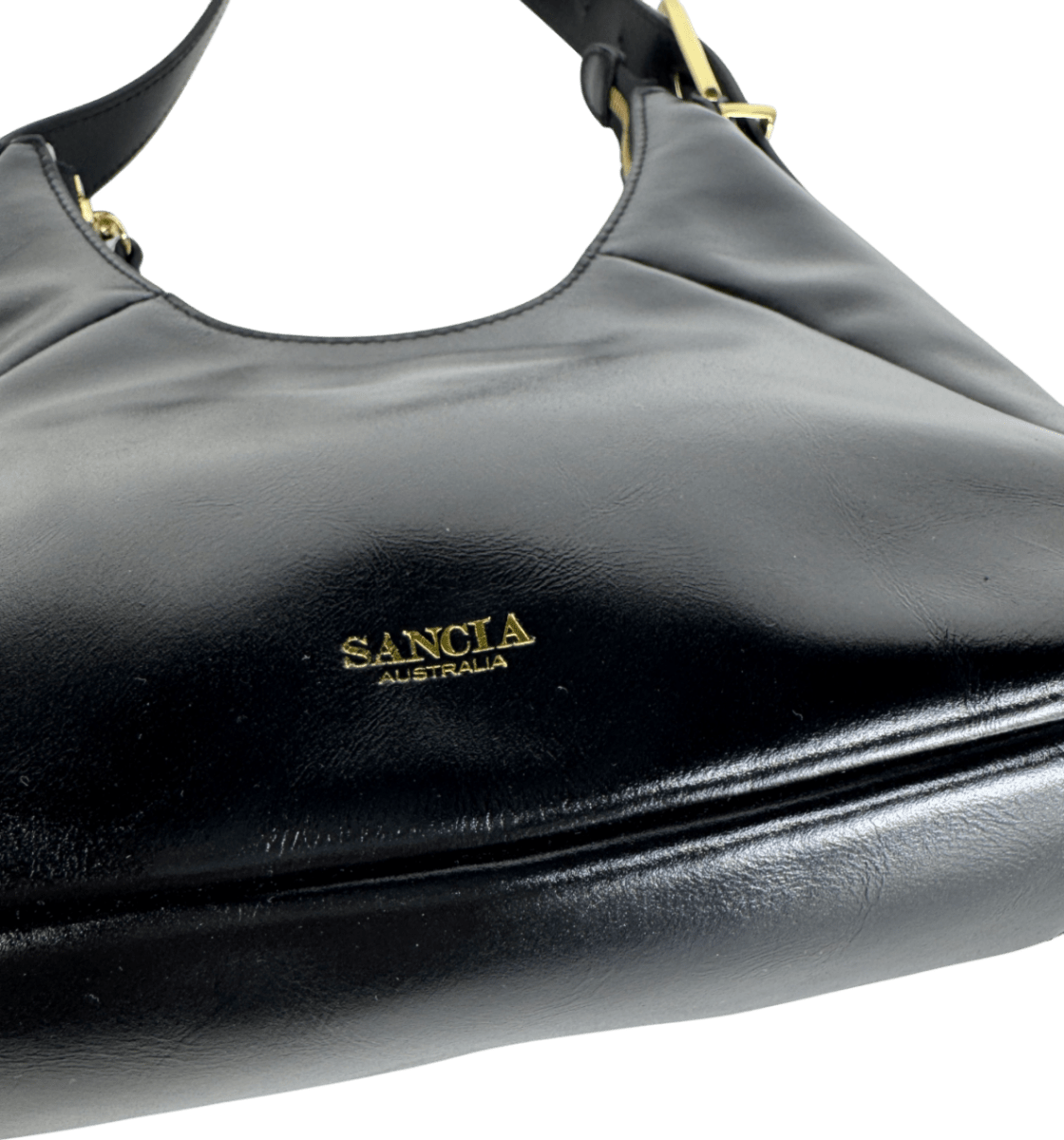 Sancia Black The Istria Shoulder Bag - Reliked