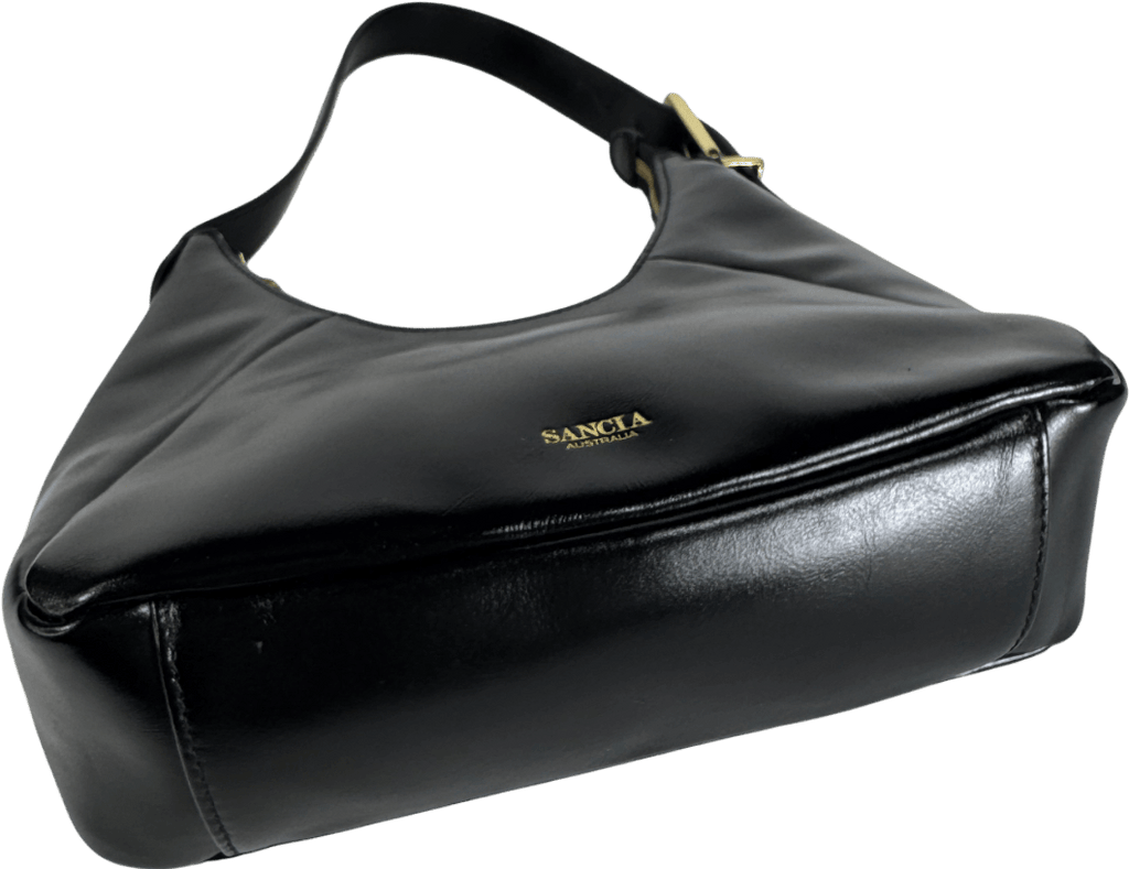 Sancia Black The Istria Shoulder Bag - Reliked