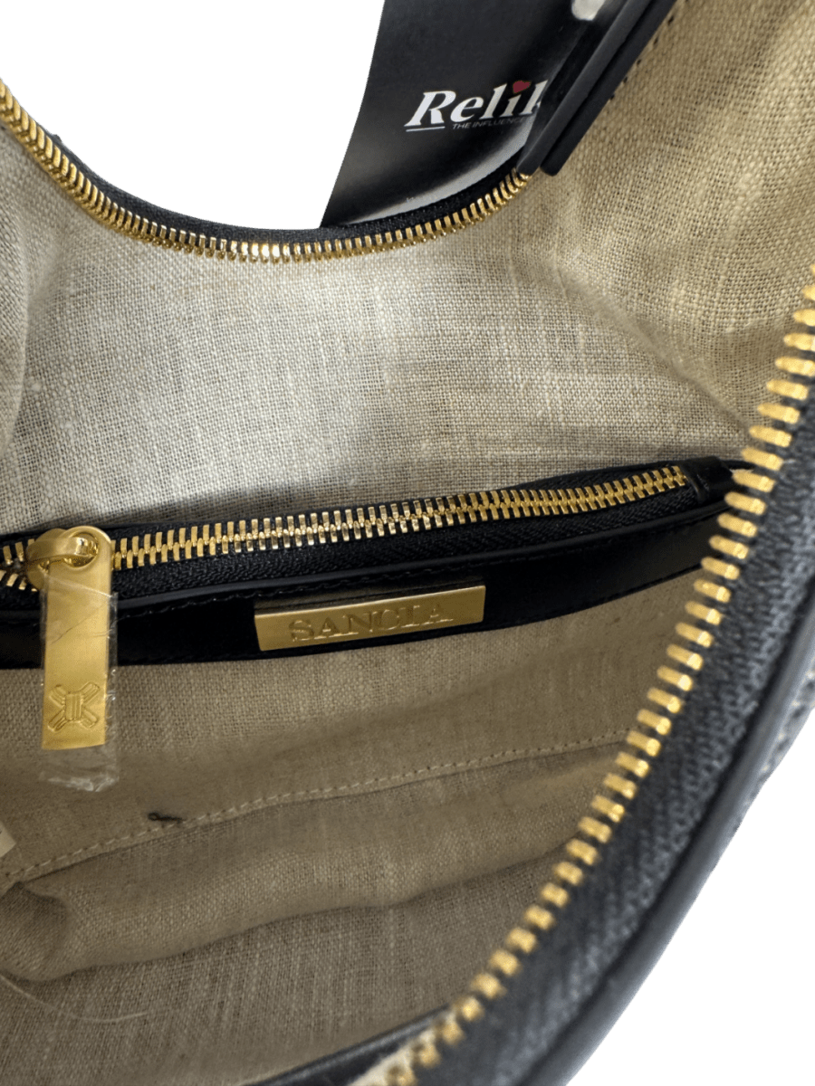 Sancia Black The Istria Shoulder Bag - Reliked