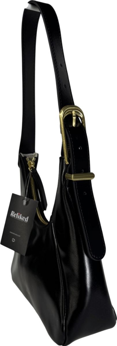 Sancia Black The Istria Shoulder Bag - Reliked