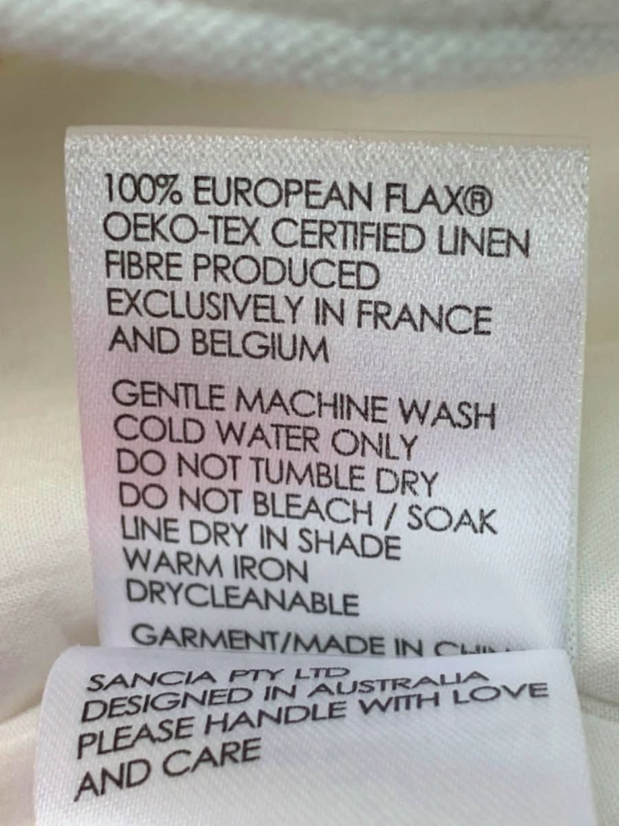 Sancia White Linen Shorts Small - Reliked