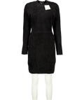 Sandro Black Back Cutout Supersoft Chenille Mini Dress FR40 UK 12 - Reliked