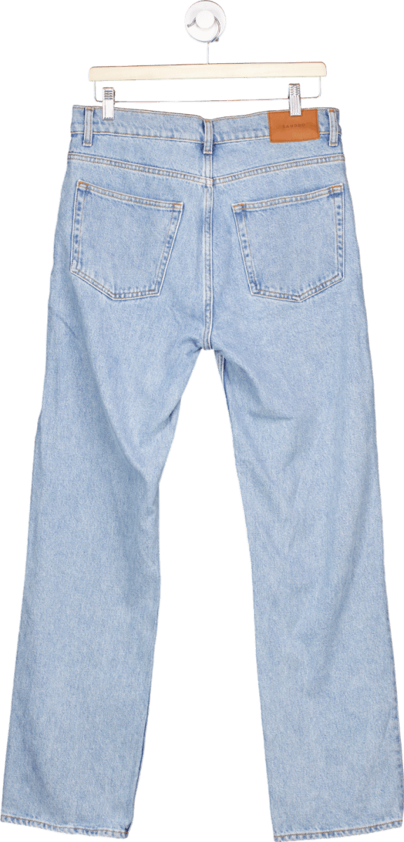 Sandro Light Blue Regular Straight Leg Jeans W31 - Reliked
