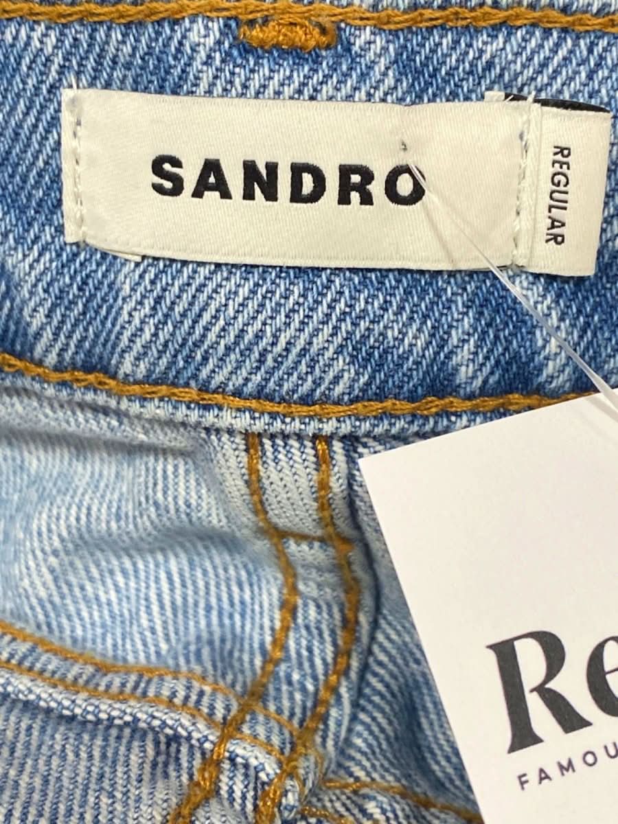 Sandro Light Blue Regular Straight Leg Jeans W31 - Reliked