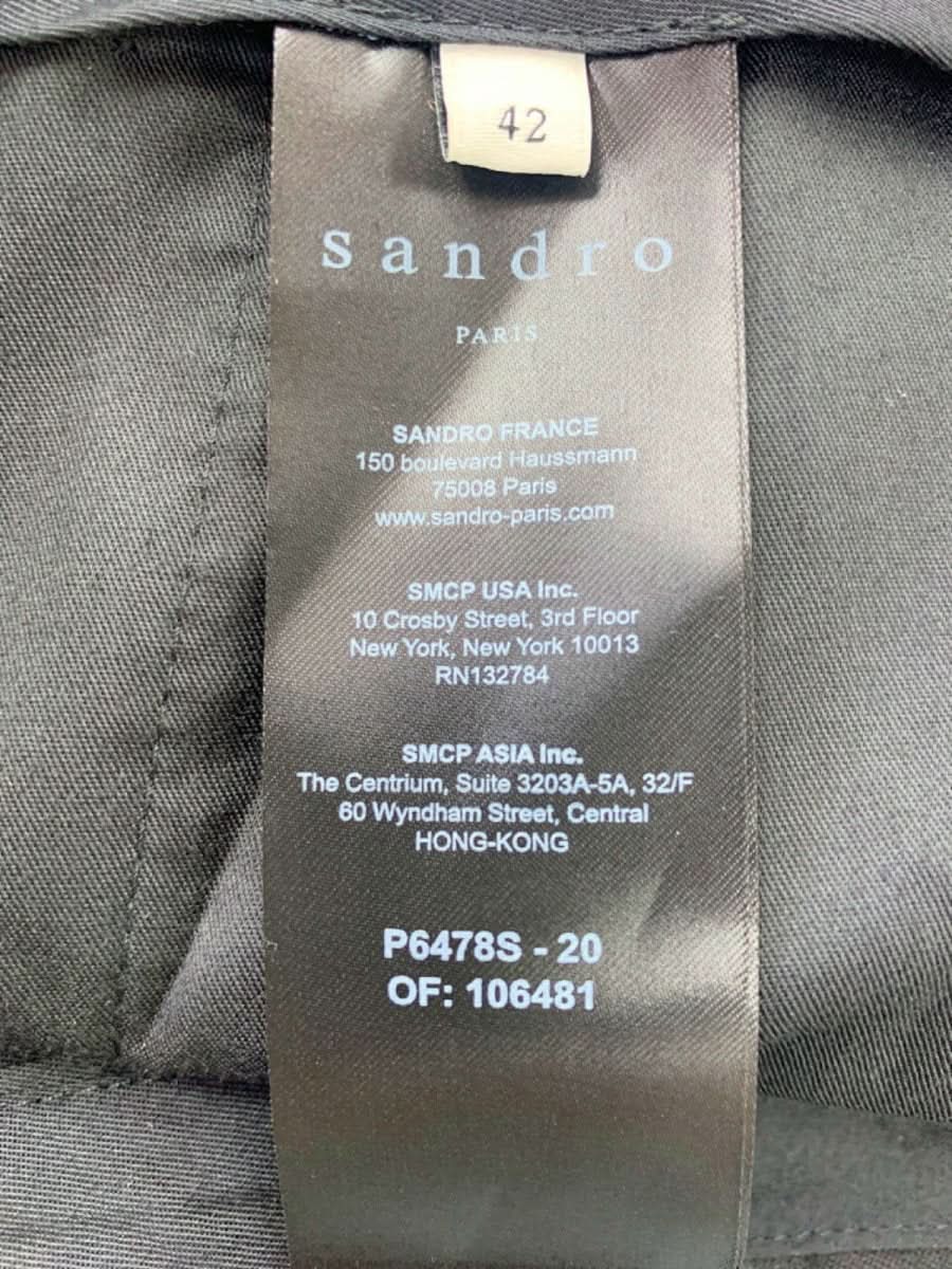 Sandro Paris Black Trousers UK 14 - Reliked