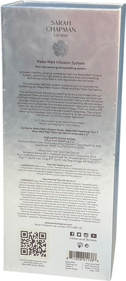 Sarah Chapman Meso - melt Infusion System 3x2ml - Reliked