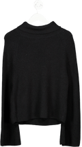 Scaglione Black Turtleneck Merino - blend Sweater UK M - Reliked