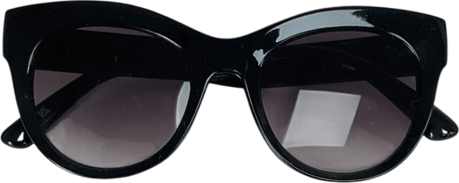 scamp & dude Amelie Black Cats Eye Sunglasses One Size - Reliked