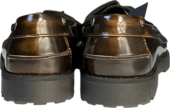 schuh Brown Laith Leather Boat Shoe UK 7 EU 40 👠 - Reliked