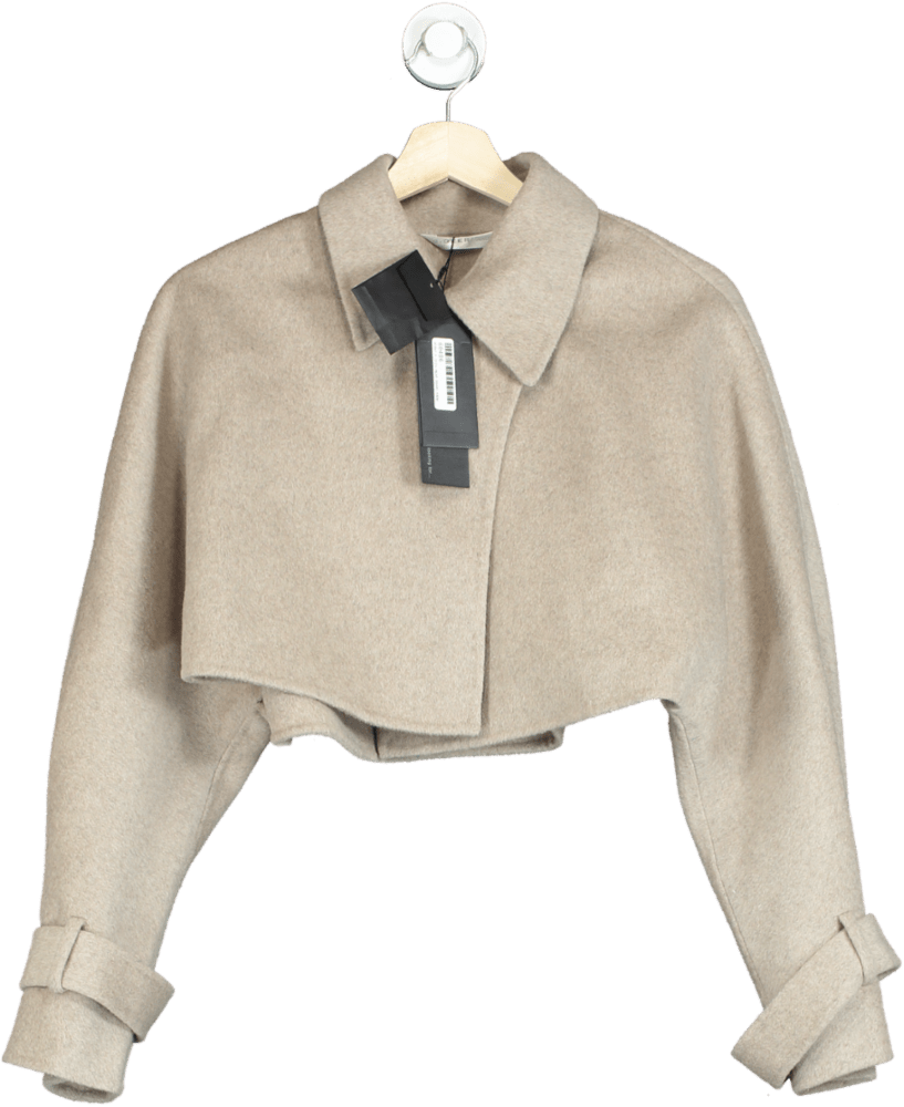 S.DEER Beige Cropped Jacket UK L - Reliked