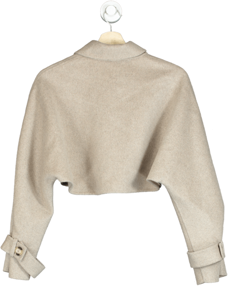 S.DEER Beige Cropped Jacket UK L - Reliked