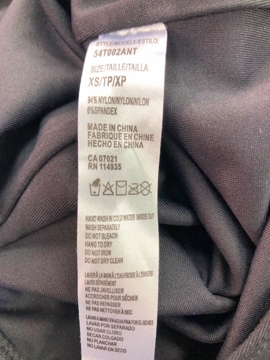 Second Skin Black Bodysuit XS - Reliked