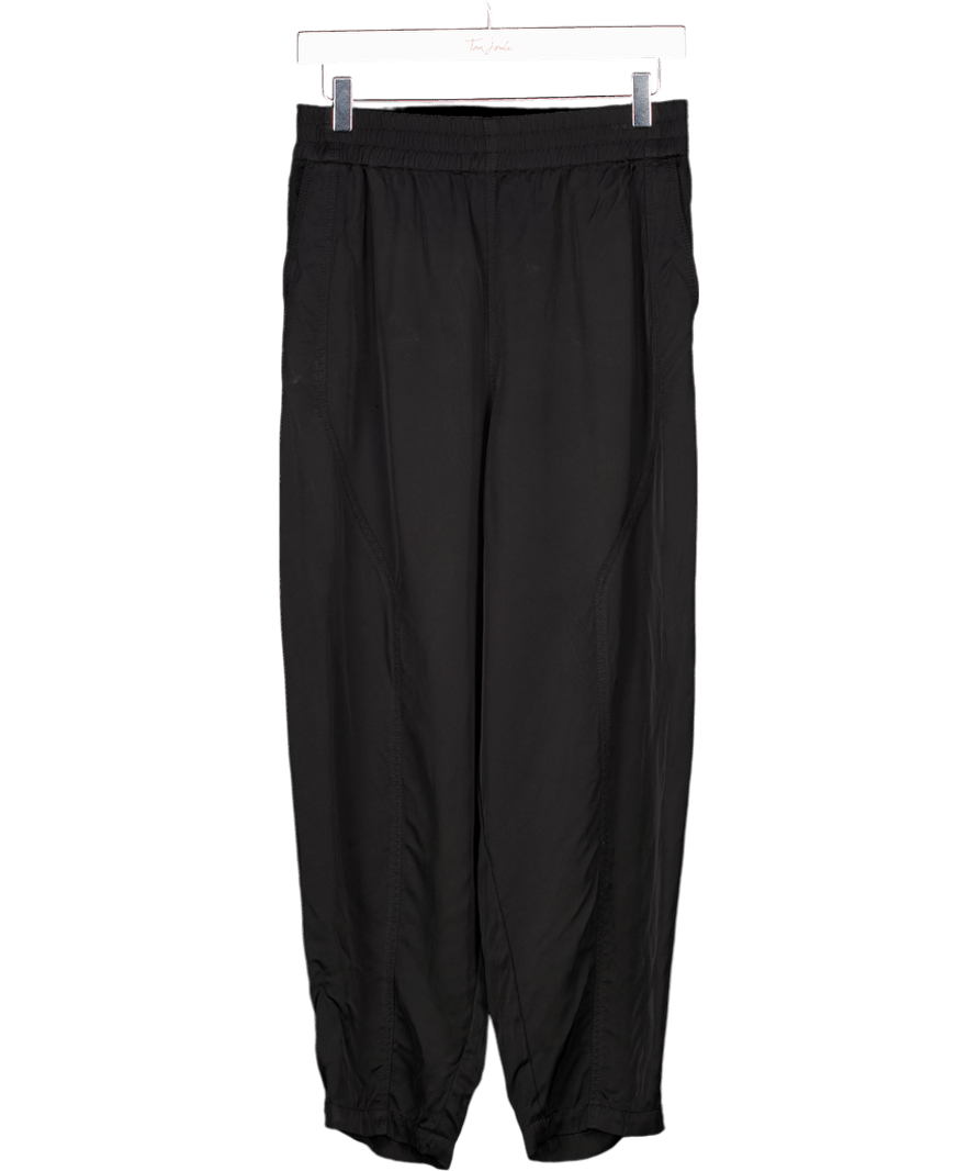 See by Chloé Black Wide Leg Trousers UK 6 - Reliked