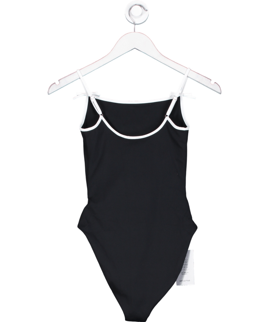 Self - Portrait Black Logo Swimsuit UK 4 - Reliked