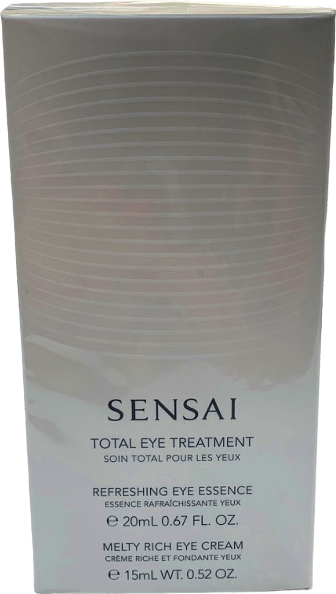 SENSAI Total Eye Treatment Refreshing Eye Essence 20ml Melty Rich Eye Cream 15ml - Reliked