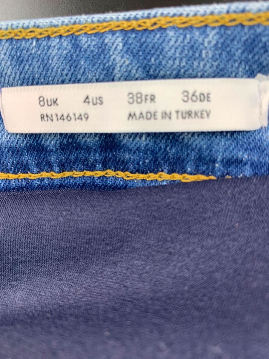 Seraphine Blue Slim fit Boyfriend over Bump Maternity Jeans UK 8 - Reliked