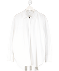 Seraphine White Cotton Long Sleeve Shirt UK 14 - Reliked