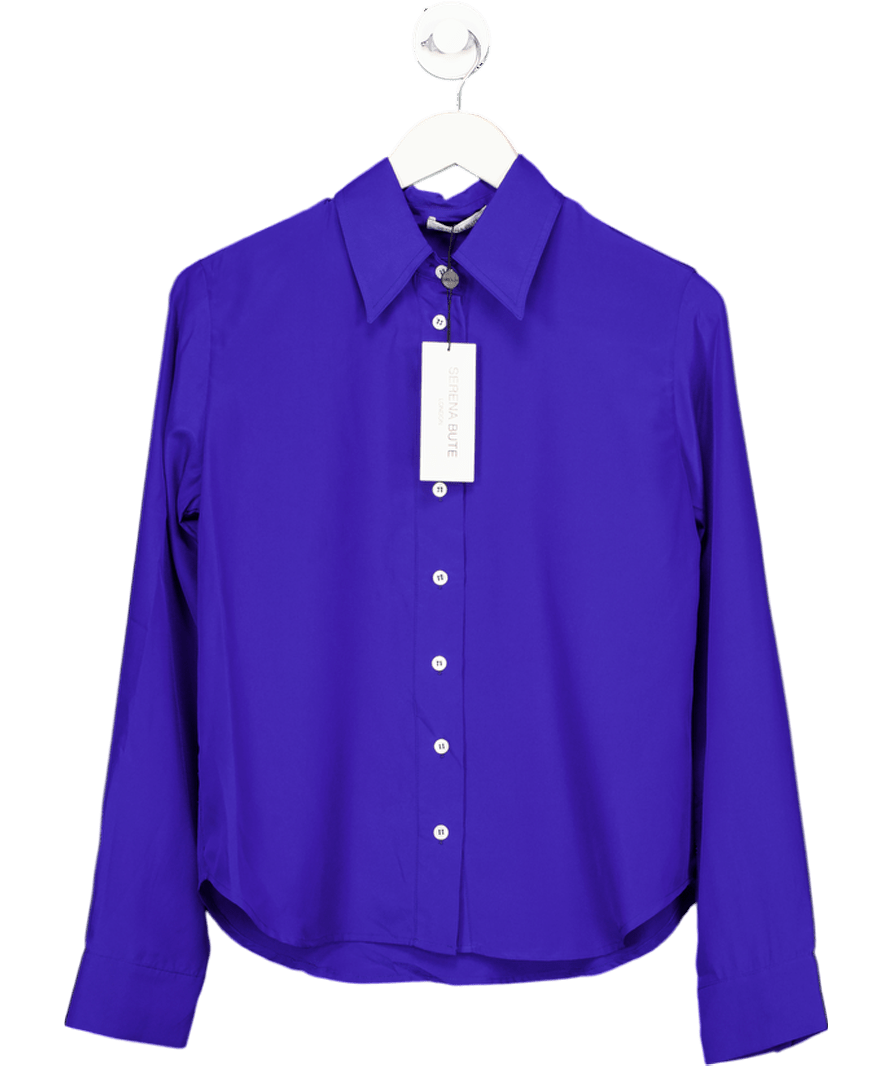 Serena Bute London Blue New Serena Shirt UK S - Reliked