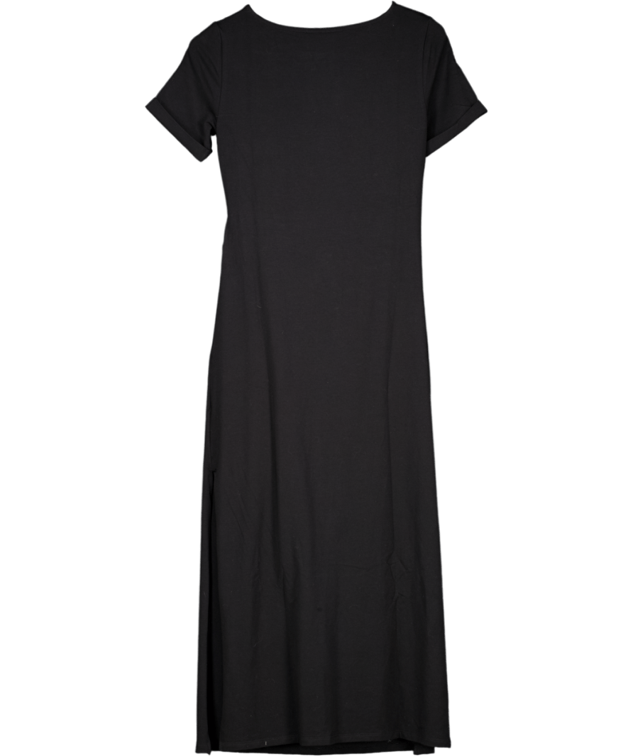 Sezane Black Organic Cotton Pippa Dress UK S - Reliked
