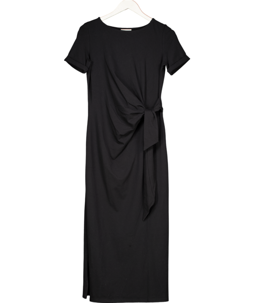 Sezane Black Organic Cotton Pippa Dress UK S - Reliked