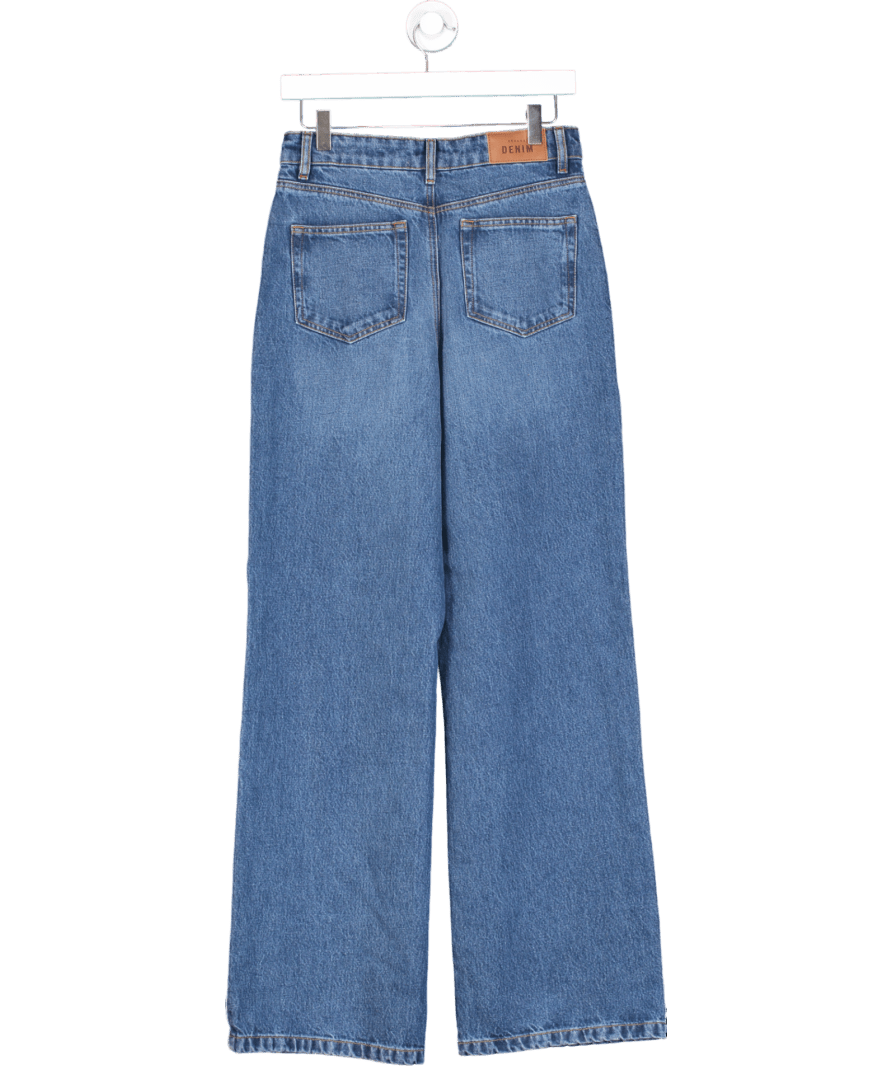 Sezane Blue Wide Leg Jeans UK 8 - Reliked