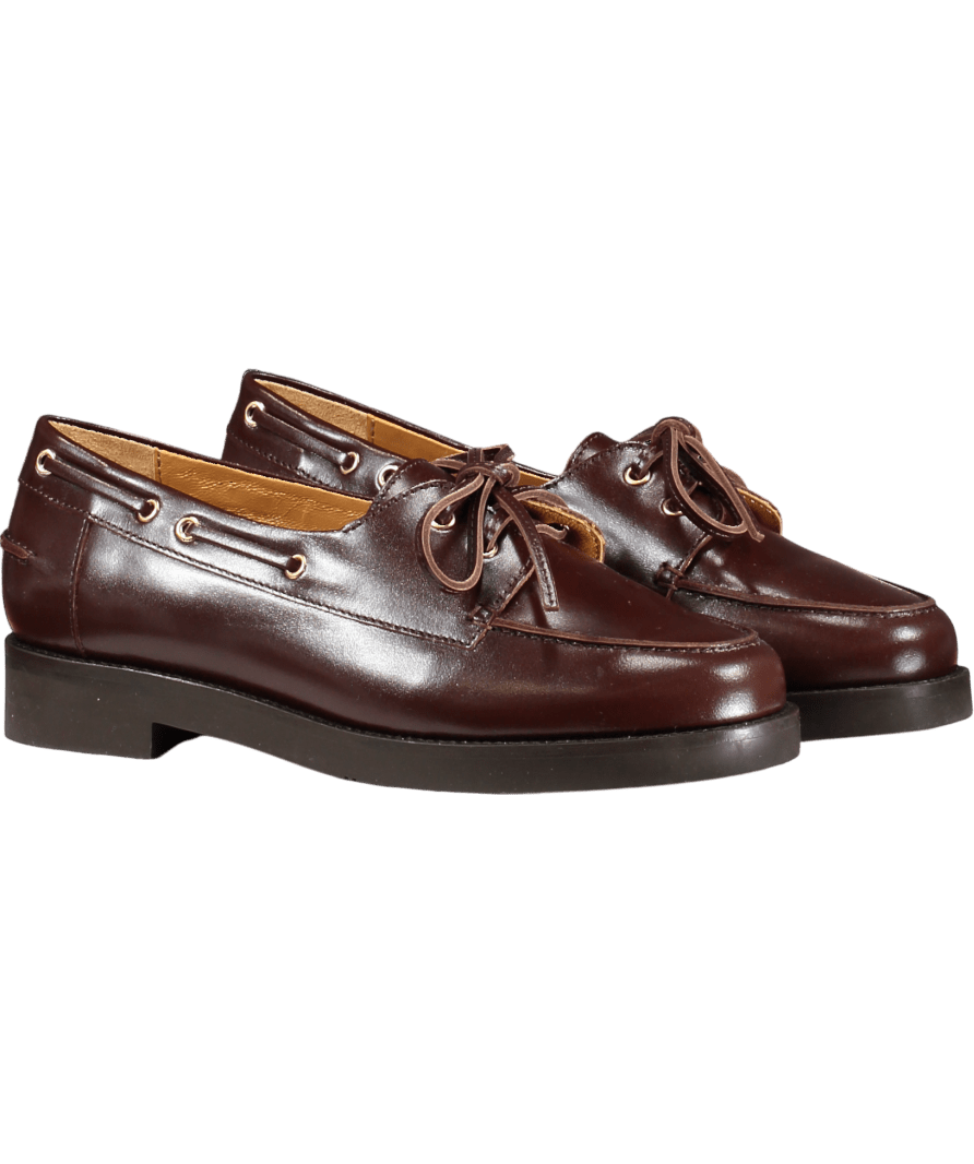 Sezane Brown Caroline Loafers Coffee UK 6 EU 39 👠 - Reliked