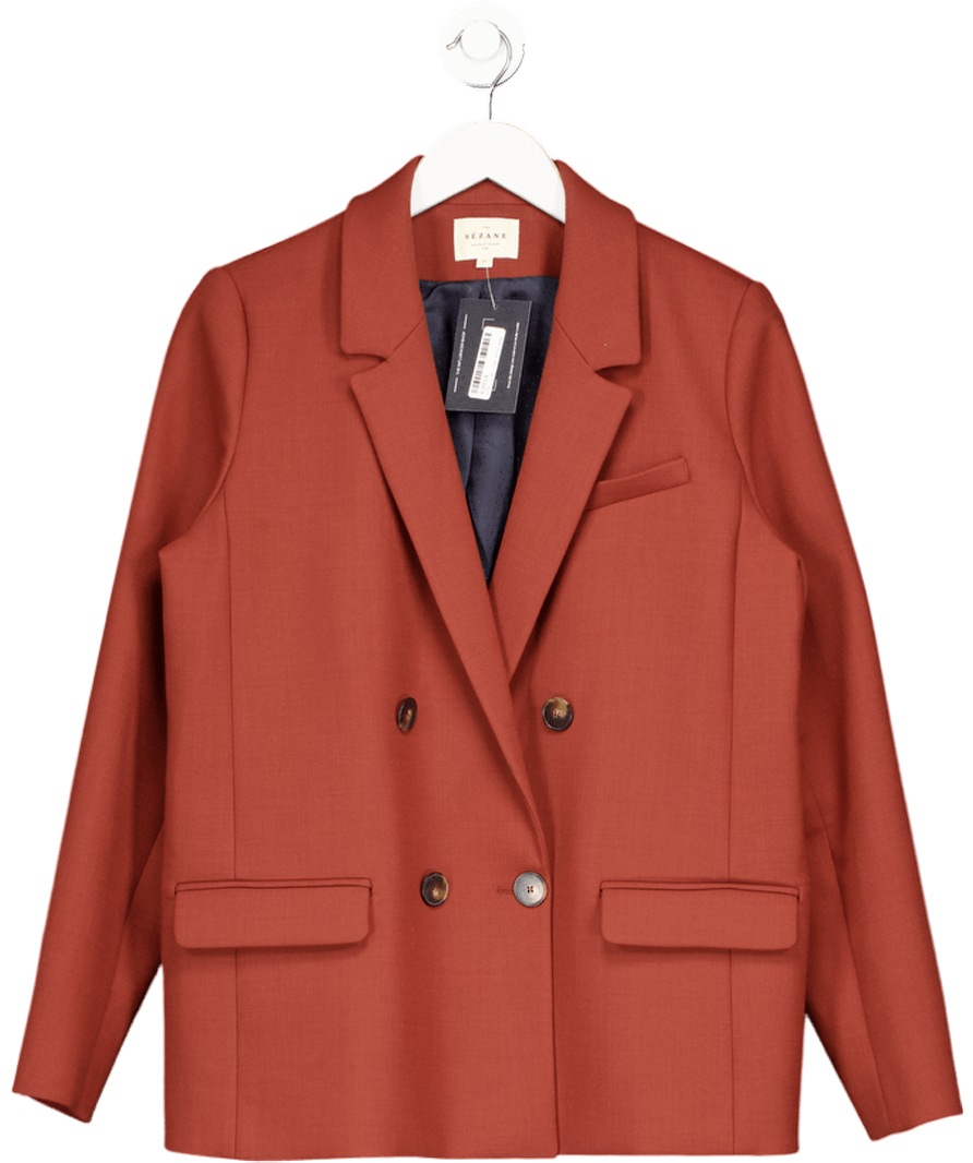 Sezane Brown Christie Jacket UK S - Reliked