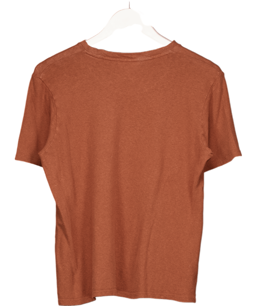 Sezane Brown Conrad T-shirt UK S - Reliked