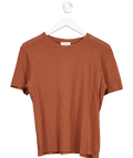 Sezane Brown Conrad T-shirt UK S - Reliked