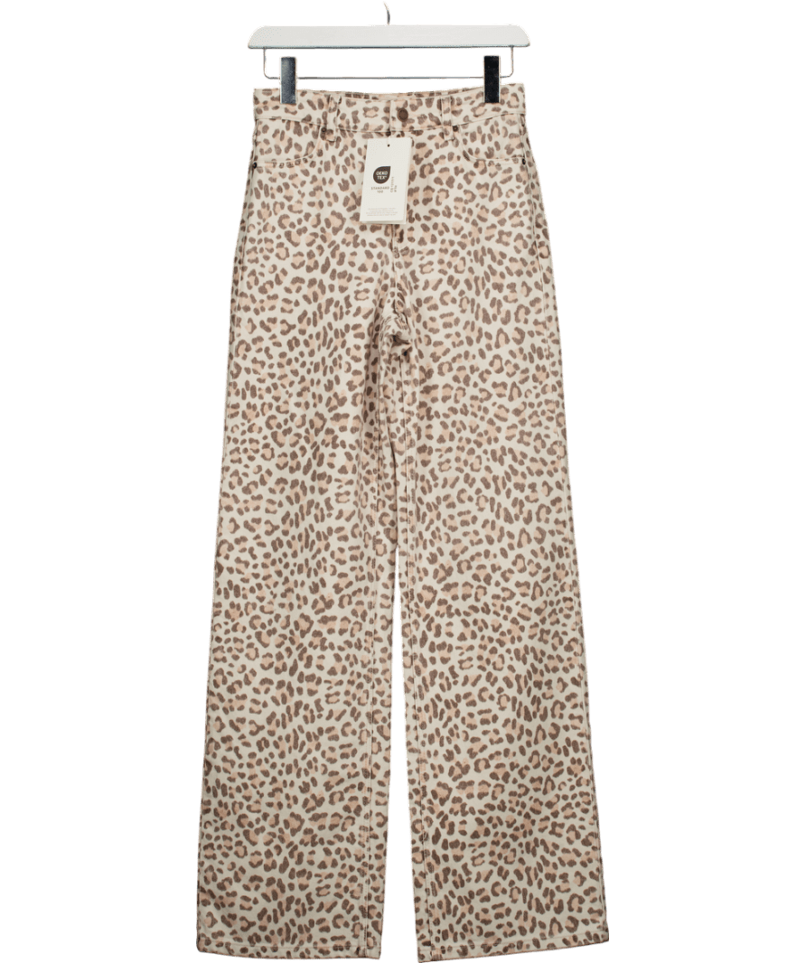 Sezane Brown The Wide Leg Trousers UK 8 - Reliked