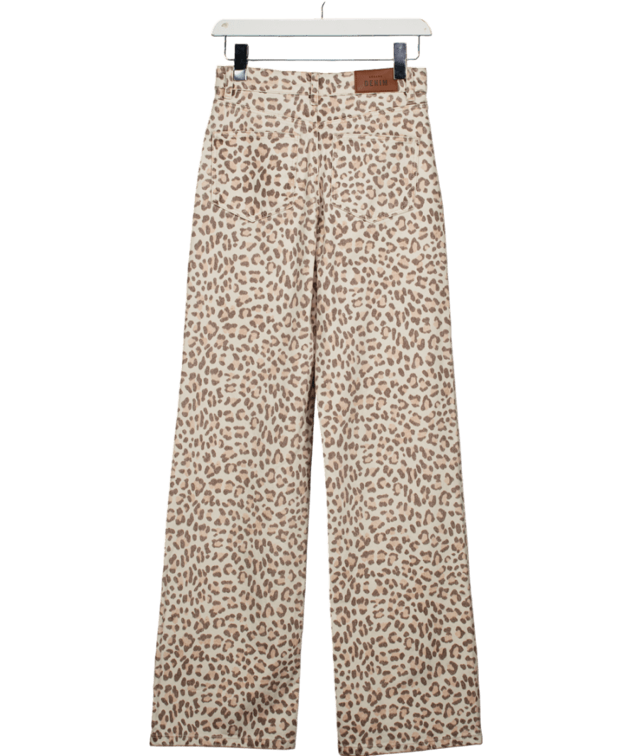 Sezane Brown The Wide Leg Trousers UK 8 - Reliked
