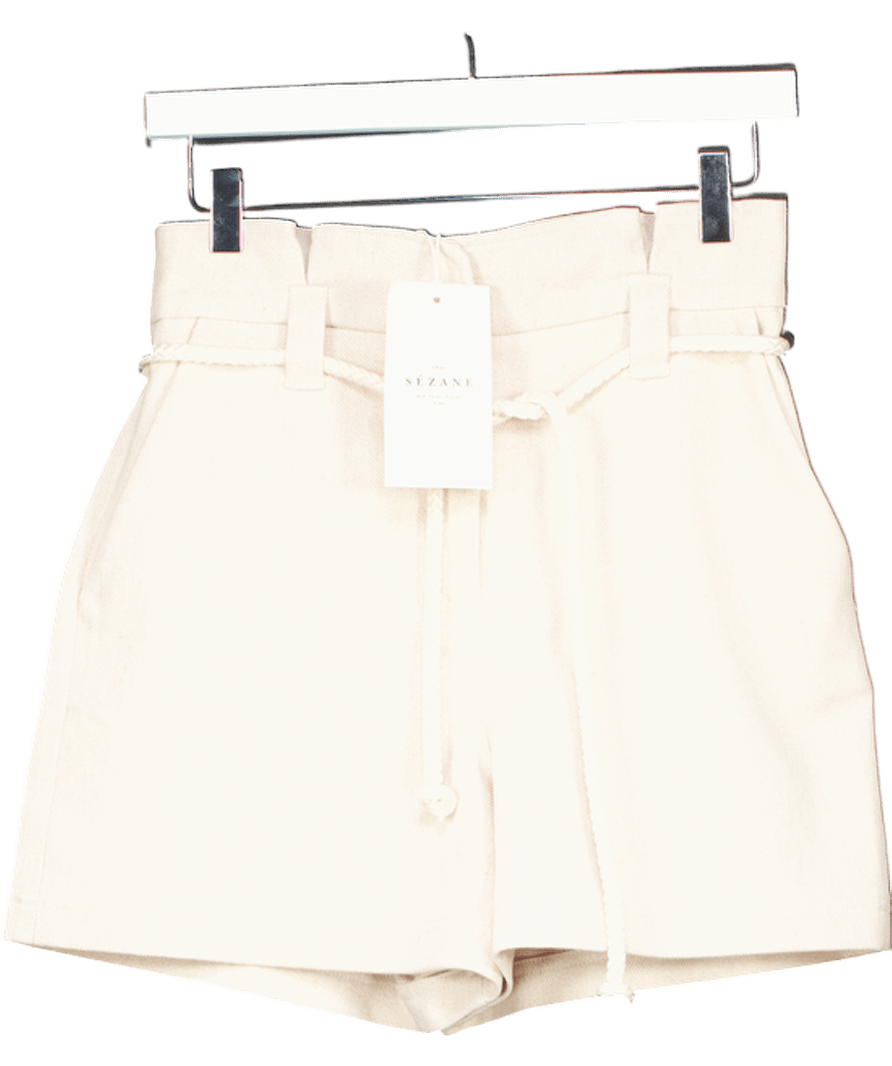 Sezane Cream Joseph Shorts Pale Chine UK 8 - Reliked