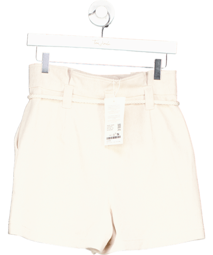 Sezane Cream Joseph Shorts Pale Chine UK 8 - Reliked
