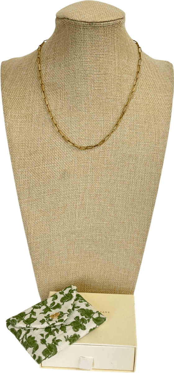 Sezane Gold plated Irma Link Chain necklace - Reliked