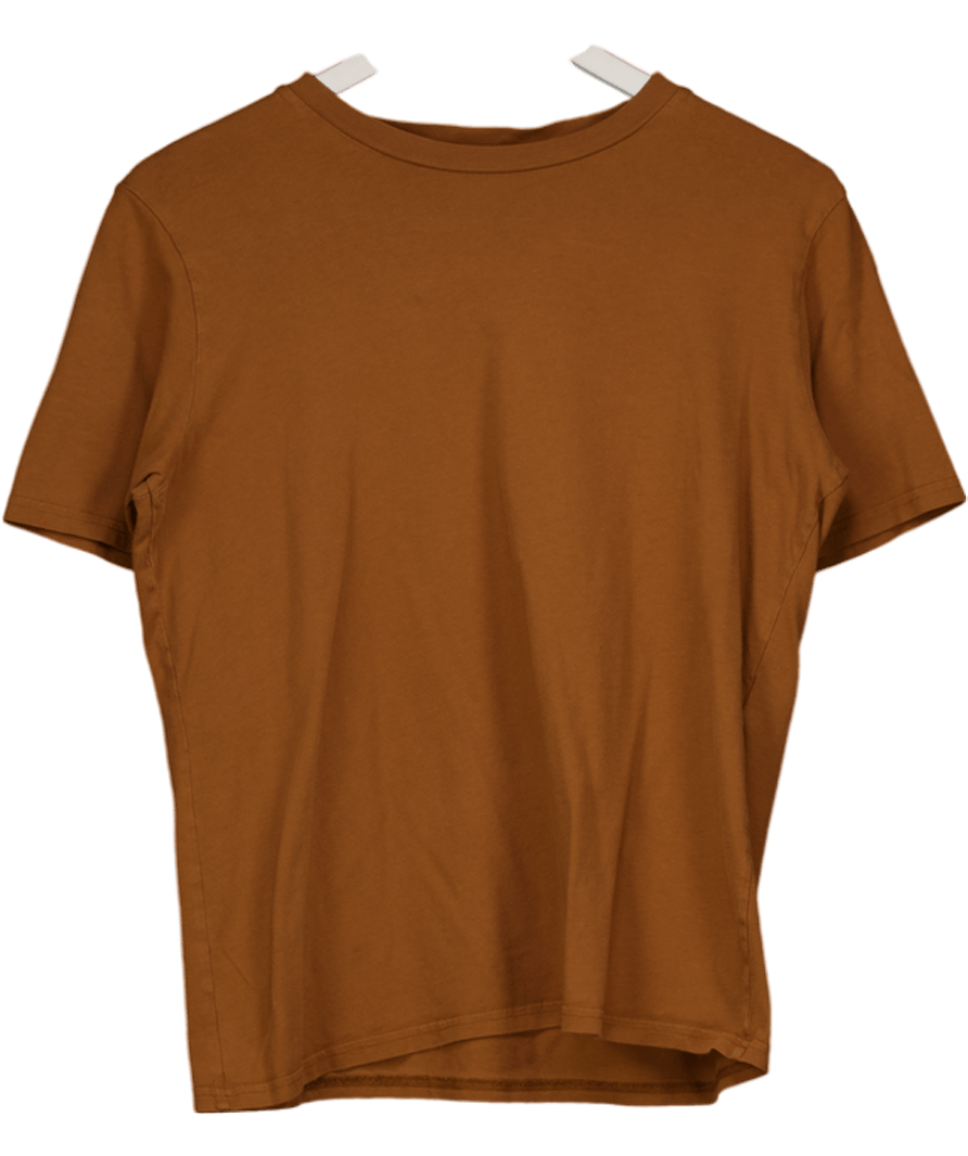 Sezane Orange Conrad Organic cotton t-shirt UK S - Reliked