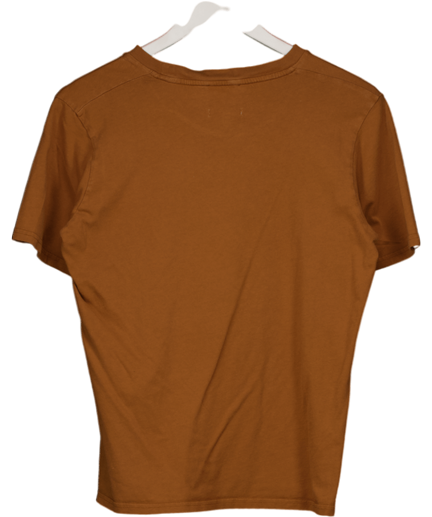 Sezane Orange Conrad Organic cotton t-shirt UK S - Reliked