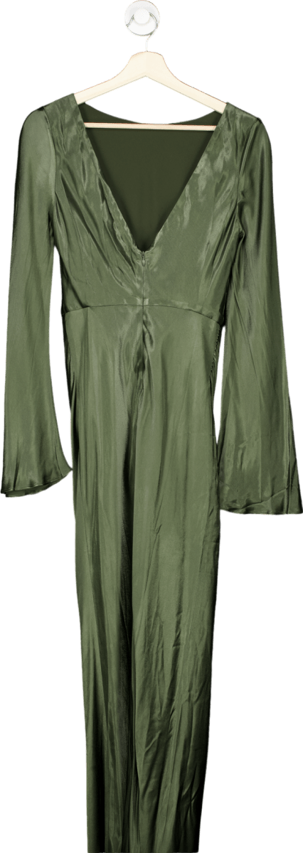 Shona Joy Forest Flared Sleeve Midi Dress La Lune Style EU 36 UK 8 - Reliked