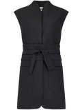 ODDMUSE Black The Ultimate Muse Sleeveless Dress With Additional Belts UK S