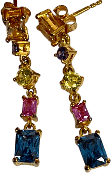 Sif Jakobs 18k gold plated Earrings Ivrea Cinque Piccolo - Reliked