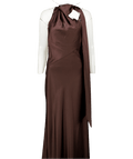 Significant Other Brown Adriana Halter - neck Maxi Dress UK 8 - Reliked