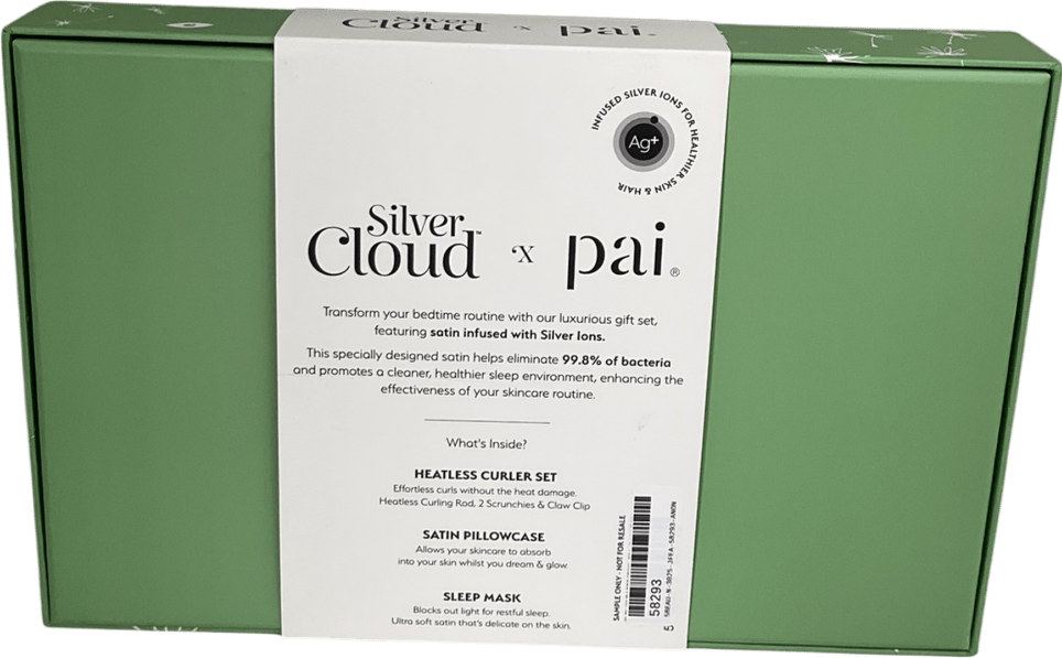 Silver cloud X pai Heatless Curler Set, Sleep Mask & Pillow Case Set One size - Reliked