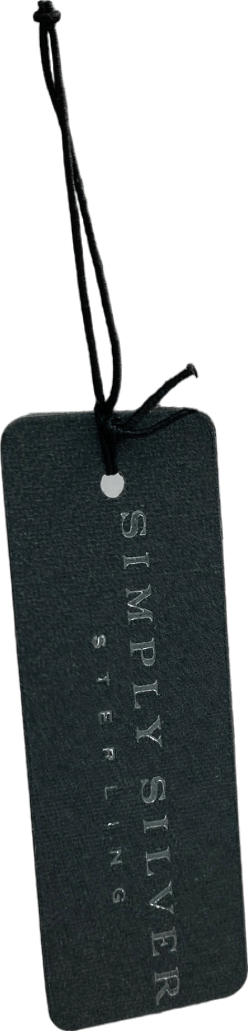 SIMPLY SILVER 925 Sterling Silver 925 Figure & Knot Necklace One Size - Reliked