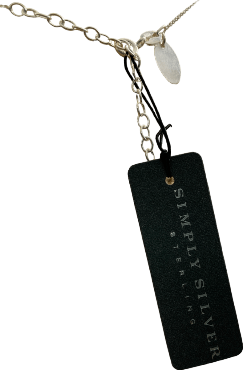 SIMPLY SILVER 925 Sterling Silver Cubic Zirconia Pear Drop Jewellery Set - Reliked