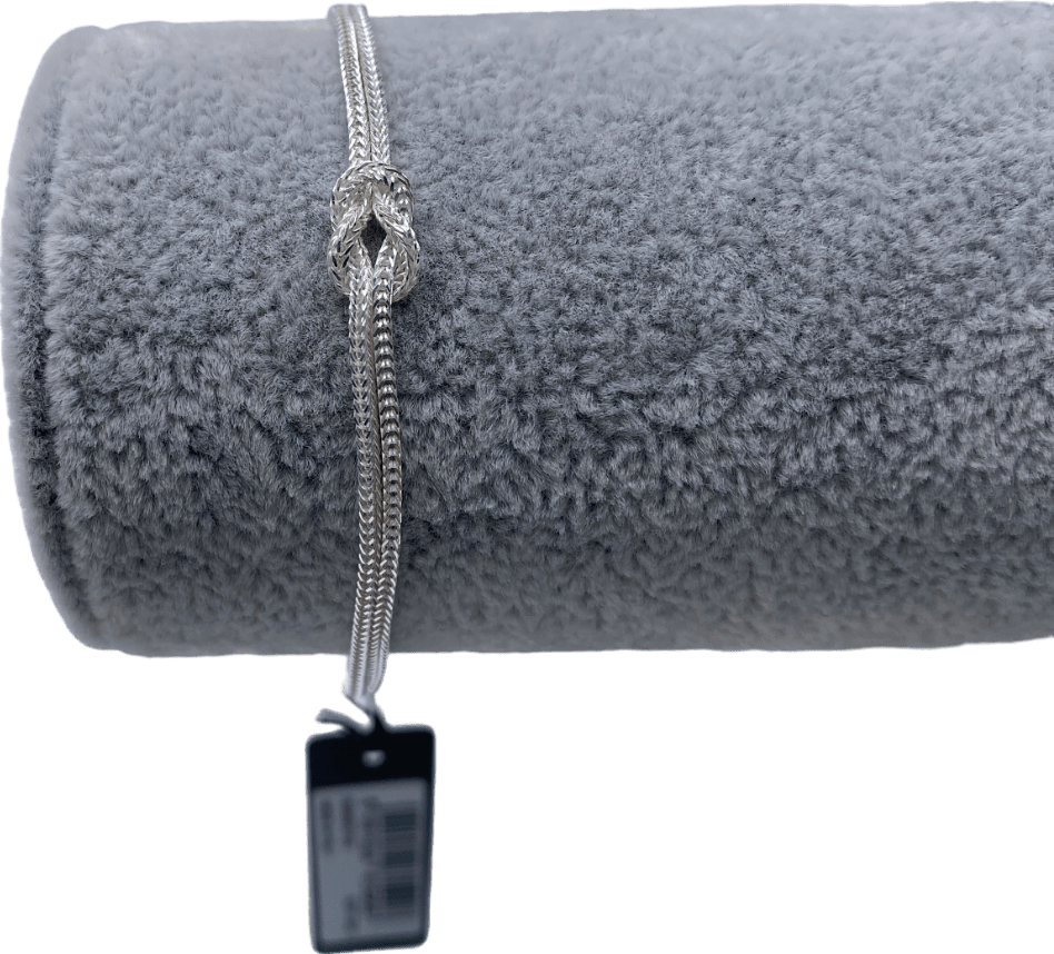 SIMPLY SILVER 925 Sterling Silver Figure & Knot Bracelet - Reliked