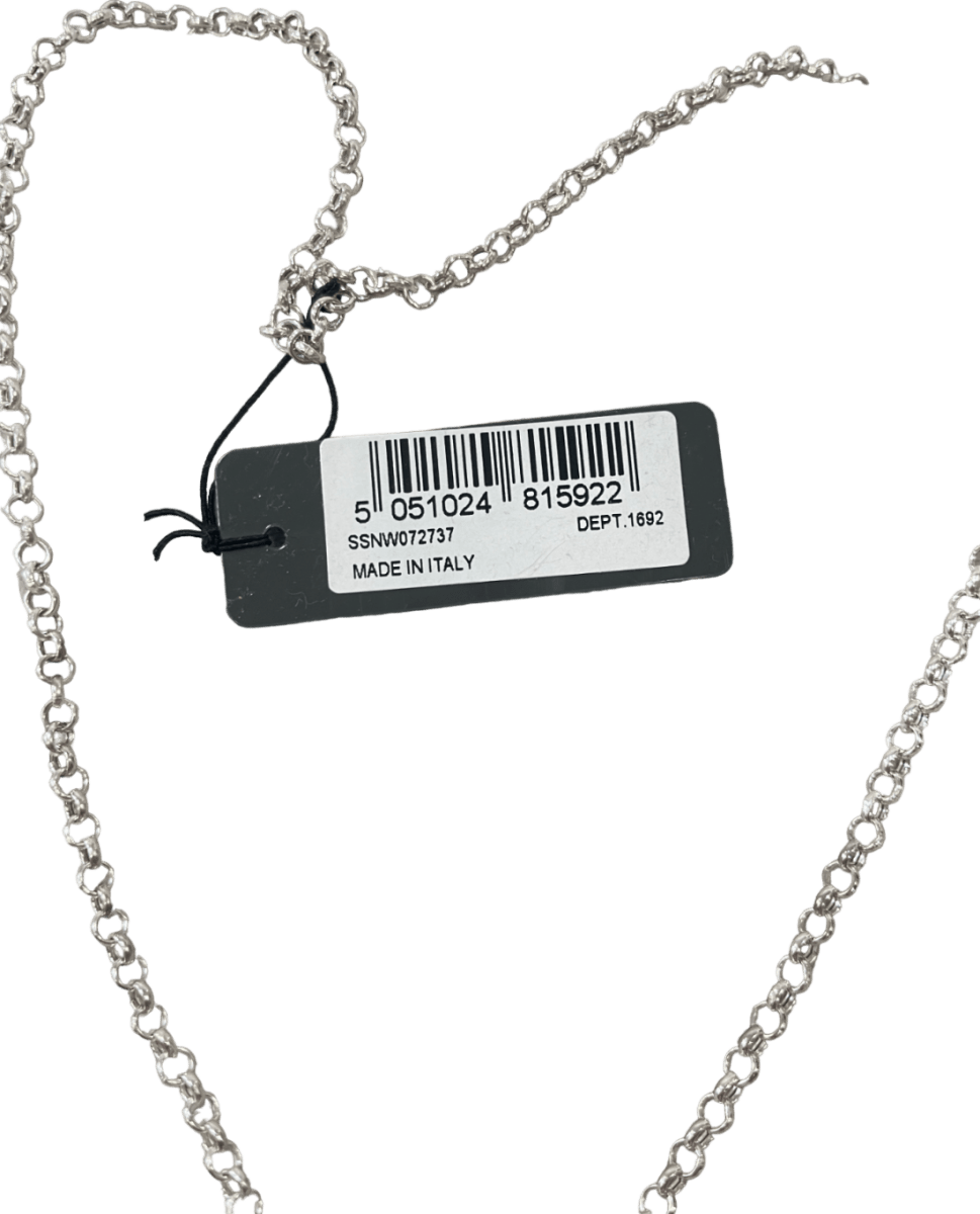 SIMPLY SILVER Solid 925 Sterling Silver Tree Of Love T - bar Necklace - Reliked
