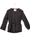 Sinead Keary Black "the Nicola" - Quilted Convertibe Gilet & Jacket UK S - Reliked