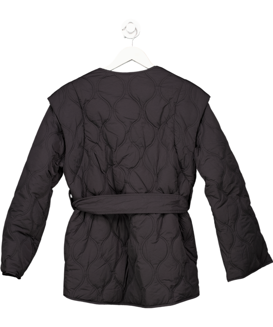 Sinead Keary Black "the Nicola" - Quilted Convertibe Gilet & Jacket UK S - Reliked