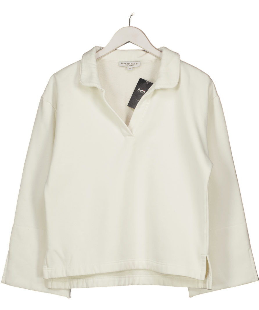 Sinead Keary Cream The Annie Knit Sweater UK XS - Reliked