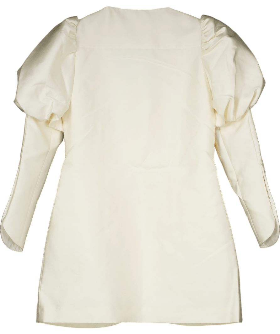 Sinead Keary Cream "the Aurora" - Long Sleeve Dress (cream) UK 8 - Reliked