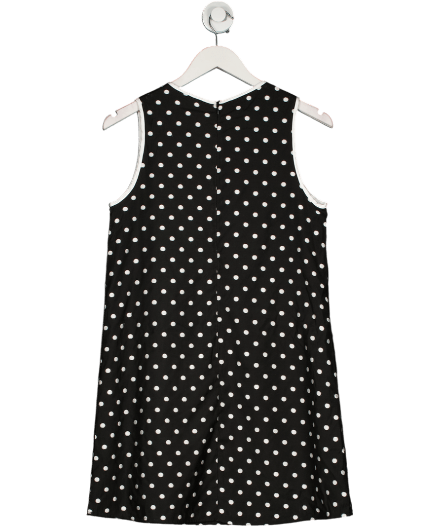 Sister Jane Black / White Isles Bow Mini Dress UK S - Reliked